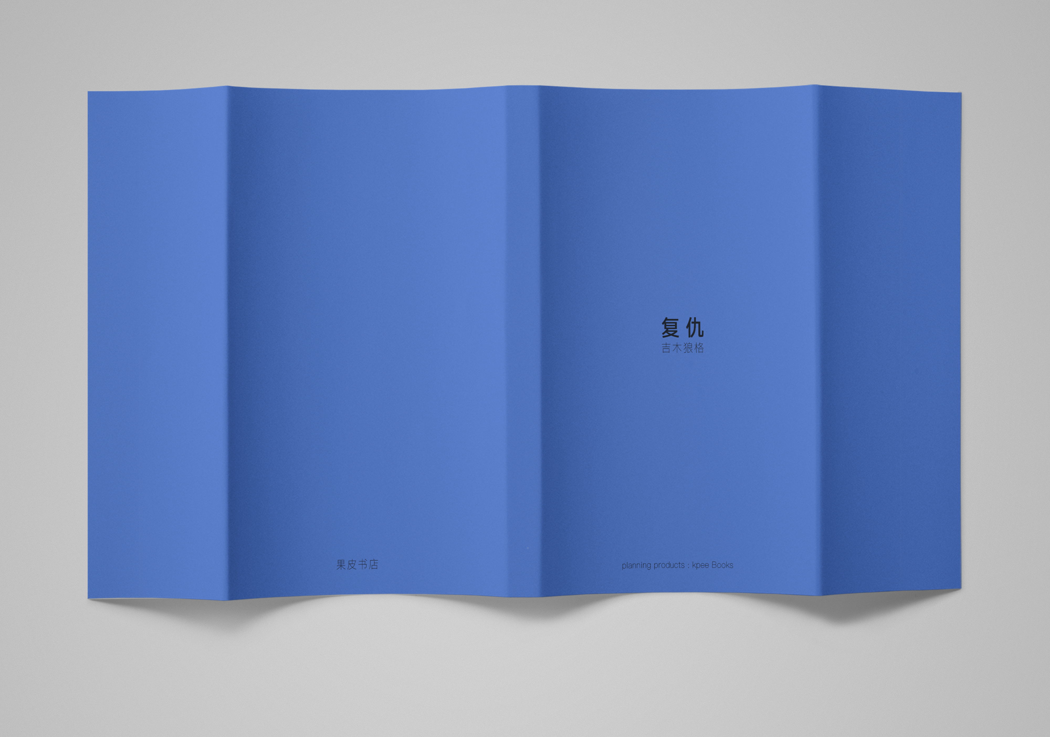 《复仇》书衣展开