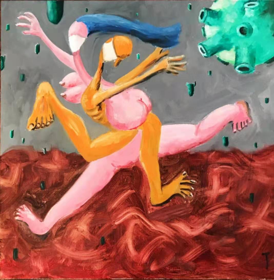 《由于缺乏野兽》海报局部细节